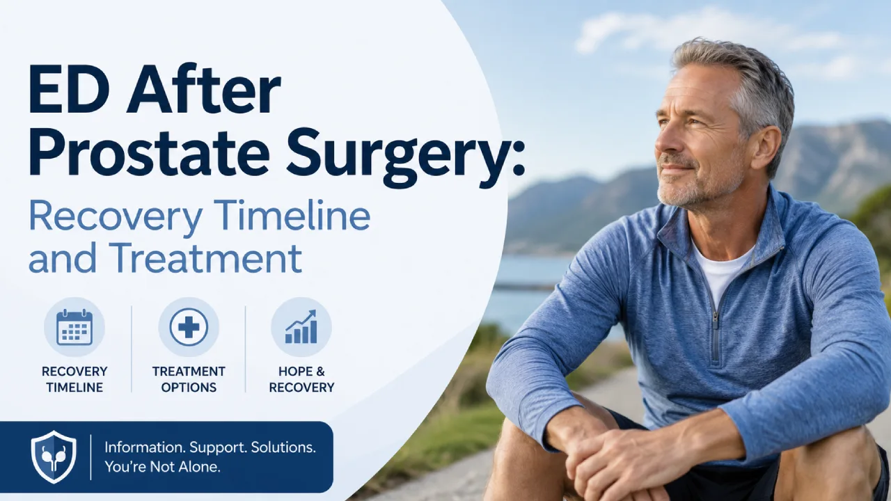 ED After Prostate Surgery Recovery Timeline and Treatment