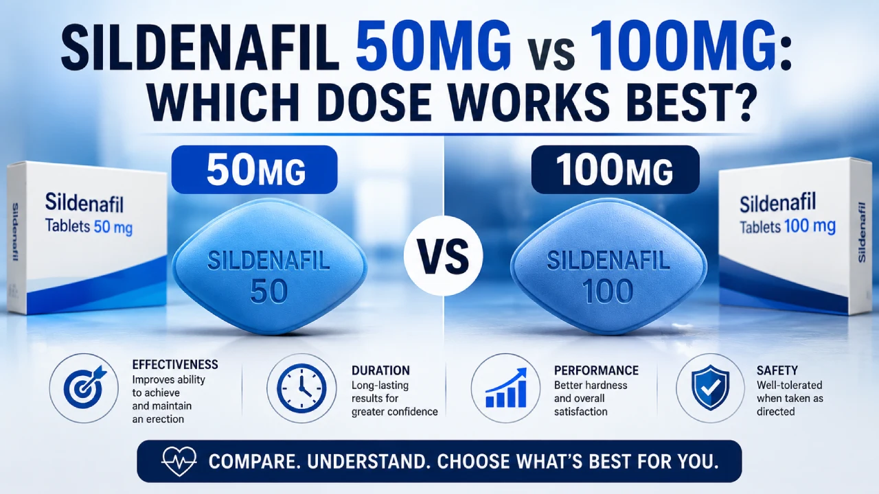 Sildenafil 50mg vs 100mg