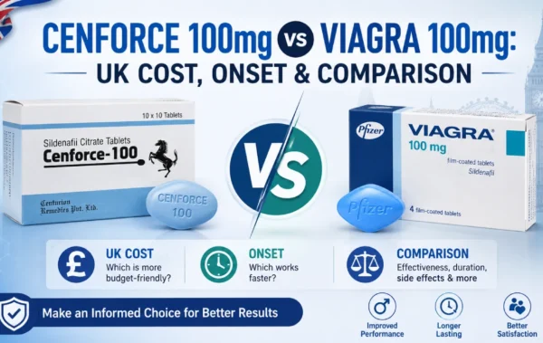 Cenforce 100mg vs. Viagra 100mg